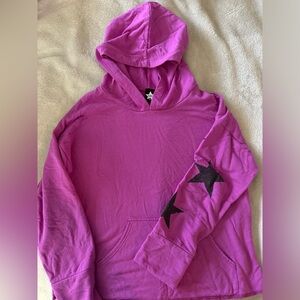 Matching Set: soft light purple sweatsuit with black stars Pixie Lane